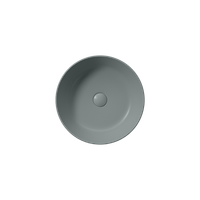 раковина накладная KUBE X Ø40 агава матовый арт-942604 — фото 1, Раковины накладные