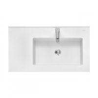 Товар: Раковина КВАДРО Про 80, правая 1A734331QA01R - фото 3 Раковина КВАДРО Про 80, правая 1A734331QA01R — фото 3, Раковины подвесные