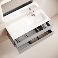 Товар: Тумба подвесная SANCOS Folk правая 1195х445х500, c двумя ящиками оснащенными доводчиками, Ergraut soft, арт. арт-FL120RES - фото 2 Тумба подвесная SANCOS Folk правая 1195х445х500, c двумя ящиками оснащенными доводчиками, Ergraut soft, арт. арт-FL120RES — фото 2, Тумбы под раковину