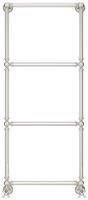 Полотенцесушитель водяной Сунержа Ренессанс 1304 1260х500 Без покрытия арт-00-0280-1250 — фото 1, Водяные полотенцесушители