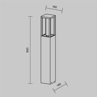 Ландшафтный светильник Outdoor O480FL-L12B3K1 — фото 2, Уличное освещение