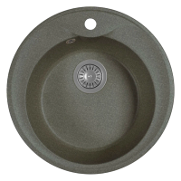 Мойка "Ротанг" 500, черный СМс 29.010.B0500.407 — фото 1, Кухонные мойки