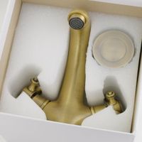 Товар: PRESTIGE См-ль д/раковины, донный клапан "click-clack", бронза арт-31600 - фото 7 PRESTIGE См-ль д/раковины, донный клапан "click-clack", бронза арт-31600 — фото 7, Смесители для раковины