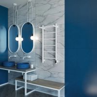 Полотенцесушитель электрический Grota App 430х1000 белый App 430х1000 RAL9016 EL — фото 5, Электрические полотенцесушители