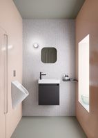 Товар: COMMUNITY с безободковой системой смыва без крышки фаянсовый серый матовый арт-769517 - фото 3 COMMUNITY с безободковой системой смыва без крышки фаянсовый серый матовый арт-769517 — фото 3, Писсуары