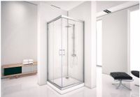 Товар: Душевой уголок Aquanet Alfa Cube NAA1142 100x100, прозрачное стекло - фото 7 Душевой уголок Aquanet Alfa Cube NAA1142 100x100, прозрачное стекло — фото 7, Квадратные душевые уголки