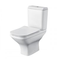 ЛАЙН RIMLESS Унитаз-компакт безободковый, арм. 2-х уровн.,сид. дюро, тонкое, soft-close САНТЕК 1WH501573 — фото 11, Напольные унитазы