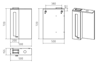 Товар: Зеркальный шкаф арт-Э-Ура-04050-021Л - фото 4 Зеркальный шкаф арт-Э-Ура-04050-021Л — фото 4, Зеркальные шкафы в ванную