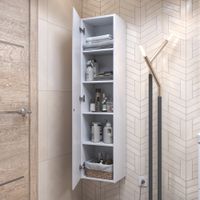 Шкаф VIGO Glem 35 подвесной белый арт-pp.GLE.35 — фото 3, Шкафы для ванной