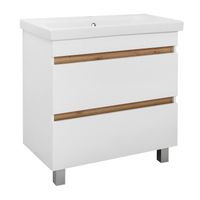 Тумба напольная SYDNEY 80 /2ящ/ AQUA DE MARCO 2080WCSYD/1 — фото 3, Тумбы под раковину