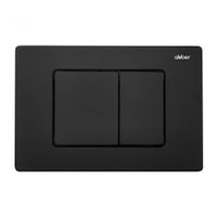 Комплект ABBER унитаз AC1100MB черный матовый с инсталляцией AC0105 и кнопкой AC0120MB, биде AC1150MB с инсталляцией AC0101P AC1100MB-AC0105-AC0120MB-AC1150MB-AC0101P — фото 6, Комплекты унитаз + инсталляция