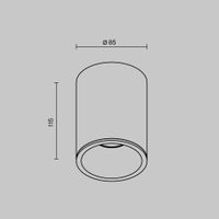 Товар: Потолочный светильник Technical C029CL-01W - фото 9 Потолочный светильник Technical C029CL-01W — фото 9, Подвесные светильники