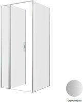 Душевой уголок Allen Brau Priority 90x90 3.31026.BA + 3.31044.BA серебро браш 3.31026.BA + 3.31044.BA — фото 5, Прямоугольные душевые уголки