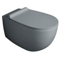 Унитаз SIMAS VIGNONI подвесной безободковый цвет цемент матовый VI18/F85.CM — фото 1, Подвесные унитазы