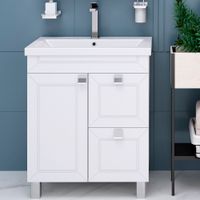 Тумба напольная с умывальником OSTIN 70 /1дв+2ящ// AQUA DE MARCO 5070WCOST/1 — фото 2, Тумбы с раковиной