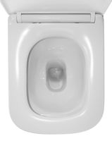 Унитаз-компакт Azario Kashmir 340х650х770 напольный, безободковый, в комплекте с быстросъемным сиденьем микролифт арт-AZ-9143S — фото 9, Напольные унитазы