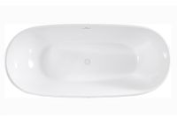 Акриловая ванна ABBER AB9263-1.8 белая — фото 9, Акриловые ванны