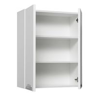 Шкаф навесной ELEGANSE 60 /хром/ AQUA DE MARCO 3060CELE — фото 3, Шкафы для ванной