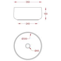 Раковина Artceram Cognac Quadro накладная без отверстий saniglaze цвет белый арт-COL004 01 34 — фото 2, Раковины накладные