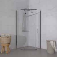 Товар: ДШ "Дека-Графит", 90х90, пятиуг., (2 места) арт-Щ0000073929 - фото 4 ДШ "Дека-Графит", 90х90, пятиуг., (2 места) арт-Щ0000073929 — фото 4, Душевые уголки трапеция