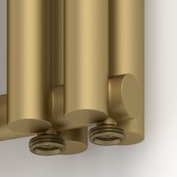 Отопительный радиатор Сунержа Эстет-11 EU50 500х360 8 секций Матовое золото арт-032-0312-5008 — фото 1, Радиаторы отопления