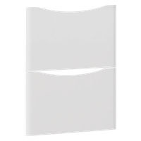 Фасад тумбы под раковину VIGO Glem 600-0-2 (Como) белый к корпусу тумбы 265 (273) — фото 1, Тумбы под раковину