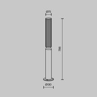 Ландшафтный светильник Outdoor O593FL-L12BR3K — фото 9, Уличное освещение