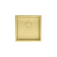 Кухонная мойка Lemark OLANGA 440 прямоугольная из нержавеющей стали цвет, Светлое золото арт-9938122 — фото 4, Кухонные мойки