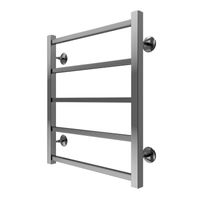 Товар: Полотенцесушитель водяной AZARIO ANCONA 500/600 квадрат, 5 секций, нижнее/диагональное подключение, 1/2", хром арт-AZ75556 - фото 1 Полотенцесушитель водяной AZARIO ANCONA 500/600 квадрат, 5 секций, нижнее/диагональное подключение, 1/2", хром арт-AZ75556 — фото 1, Водяные полотенцесушители