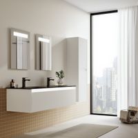 Пенал ORKA Lisbon 40 белый матовый, универсальный арт-3001187 — фото 2, Пеналы для ванной комнаты