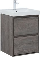 Товар: Тумба с раковиной Aquanet Милан 50 цв. дуб рошелье 00340156 - фото 1 Тумба с раковиной Aquanet Милан 50 цв. дуб рошелье 00340156 — фото 1, Тумбы с раковиной