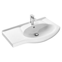 Раковина SANTEK Коралл 83 мебельная белый (WH110225) — фото 8, Раковины подвесные