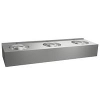 Раковина Wash встроены 3 раковины 13080.3.S, шт — фото 1, Раковины