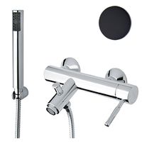 Смеситель для ванны Webert Rimini , черный арт-RI850101560 — фото 1, Смеситель для ванны