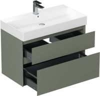 Тумба под раковину Allen Brau Infinity 85 1.210026.CGM олива матовый — фото 2, Тумбы под раковину