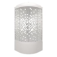 Товар: ДК Мозаика 90*90 Б (9 мест+сифон D50) арт-Щ0000061834 - фото 2 ДК Мозаика 90*90 Б (9 мест+сифон D50) арт-Щ0000061834 — фото 2, Душевые кабины