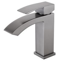 Смеситель ABBER Wasserfall AF8610NG для раковины, никель — фото 1, Смесители для раковины