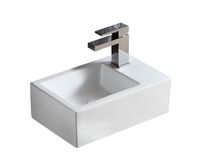 Товар: Раковина Azario 37х23,5х12,5 правая, белая арт-AZ4331 - фото 2 Раковина Azario 37х23,5х12,5 правая, белая арт-AZ4331 — фото 2, Раковины встраиваемые сверху