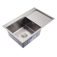 Кухонная мойка Splenka S705.7850.05, сатин — фото 1, Кухонные мойки