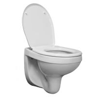 Унитаз подвесной "Альфа" с сиденьем полипропилен. SANTERI 132559S0000B0 — фото 1, Подвесные унитазы