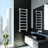 Полотенцесушитель электрический Grota Soffi K 430х1200 белый Soffi K 430х1200 RAL9016 EL — фото 2, Электрические полотенцесушители