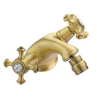 PRESTIGE См-ль д/биде, донный клапан "click-clack", бронза арт-31603 — фото 4, Смесители для биде