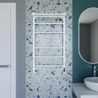 Полотенцесушитель электрический Grota Alto 530х1000 белый Alto 530х1000 RAL9016 EL — фото 5, Электрические полотенцесушители