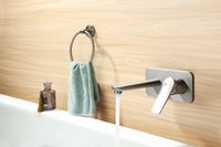 Bronx Смеситель для раковины, монолит.излив172мм встр.дон.клап.Click/Clac,р/ОД, графит, LM, арт-LM3726GM — фото 1, Смесители для раковины