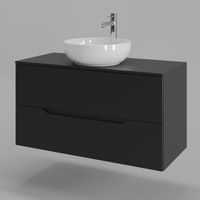 Товар: Orange Line Li-100TubMDF+B07-420W тумба с раковиной подвесная 100 см, черный/белый Li-100TubMDF+B07-420W - фото 1 Orange Line Li-100TubMDF+B07-420W тумба с раковиной подвесная 100 см, черный/белый Li-100TubMDF+B07-420W — фото 1, Тумбы с раковиной