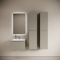 Тумба подвесная SANCOS Code 590х453х400, c одним ящиком оснащенным доводчиками, цвет серая платина , арт. арт-CD60GP — фото 4, Тумбы под раковину