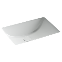 Раковина встраиваемая снизу Ceramicanova Era, с отверстием слива - перелива 515x380x195 мм, белый, арт.CN15001 — фото 1, Раковины встраиваемые снизу