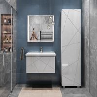 Тумба под раковину VIGO Geometry 70 подвесная белый арт-034 — фото 6, Тумбы под раковину