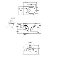 Товар: Унитаз GLOBO FORTY3 подвесной цвет белый FOS05BO - фото 2 Унитаз GLOBO FORTY3 подвесной цвет белый FOS05BO — фото 2, Подвесные унитазы