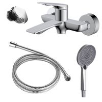 Товар: Смеситель для ванны Azario Lursy с ручным душем, керамический картридж, шланг 150 см, хром арт-AZ-K3049 - фото 8 Смеситель для ванны Azario Lursy с ручным душем, керамический картридж, шланг 150 см, хром арт-AZ-K3049 — фото 8, Смеситель для ванны